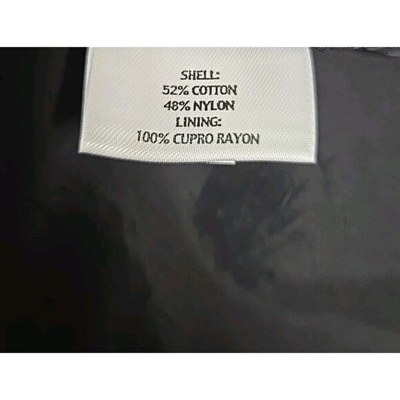 Eileen Fisher Trench Coat Windbreaker Raincoat Belted Pockets Black Women’s Sz S - Picture 7 of 11